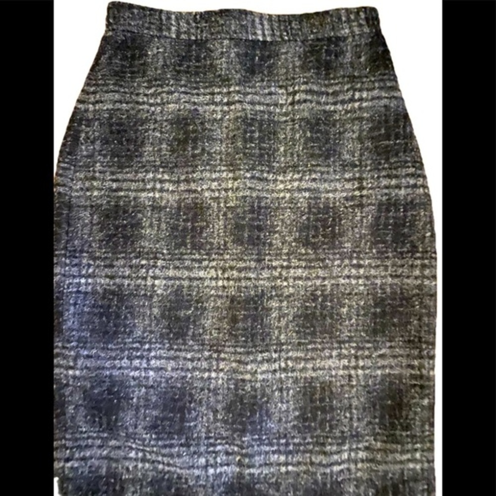 Banana Republic Pencil Skirt-4 black tweed ,